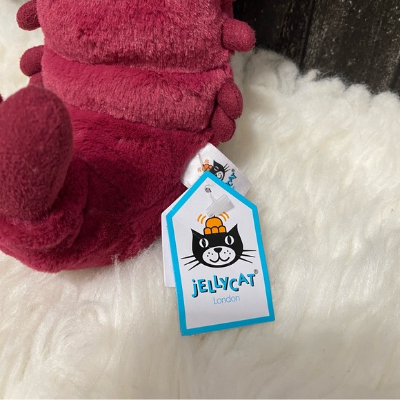 🆕 JELLYCAT LOVE ME LOBSTER HEART CLAWS PLUSH - Picture 2 of 4